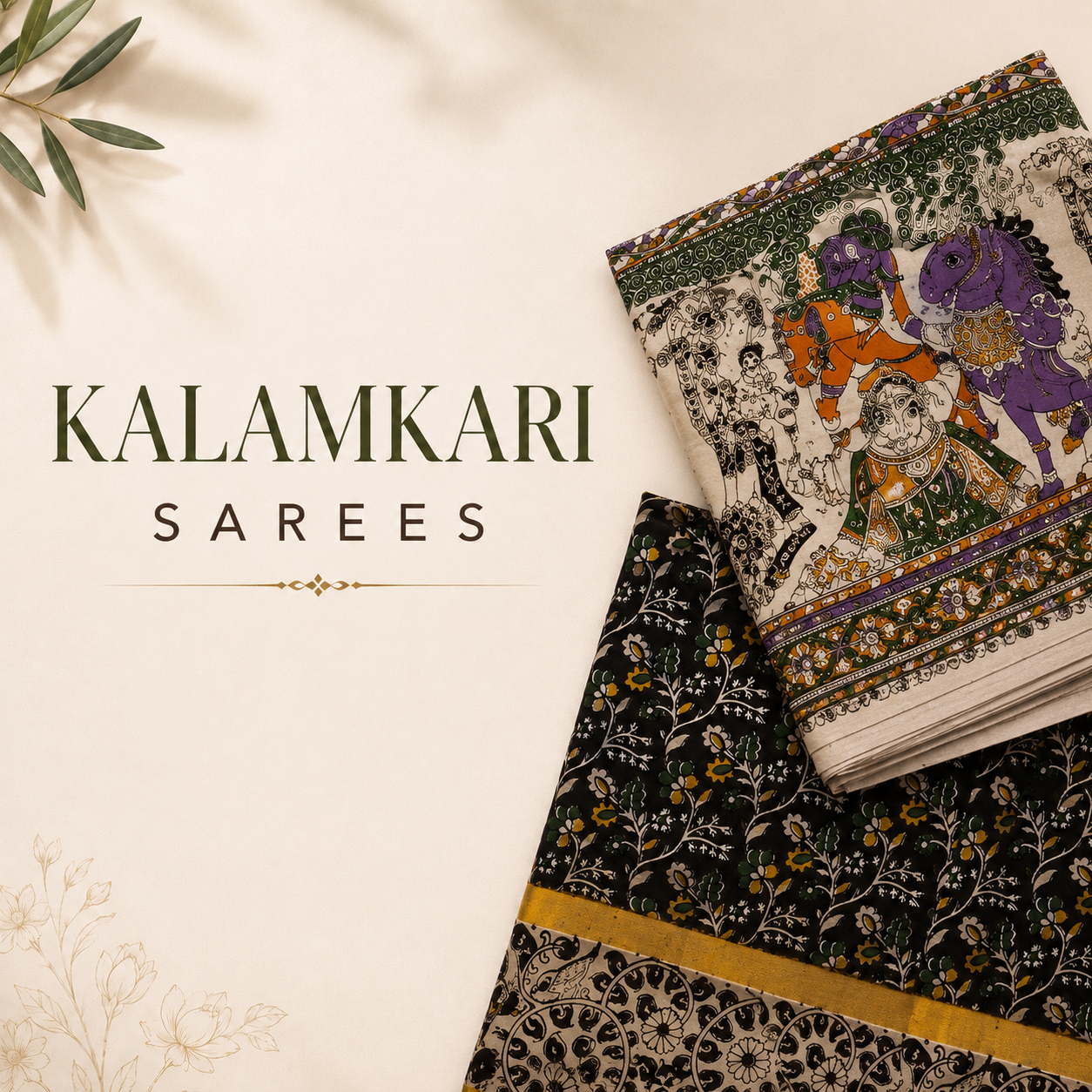 Kalamkari Sarees 🌸