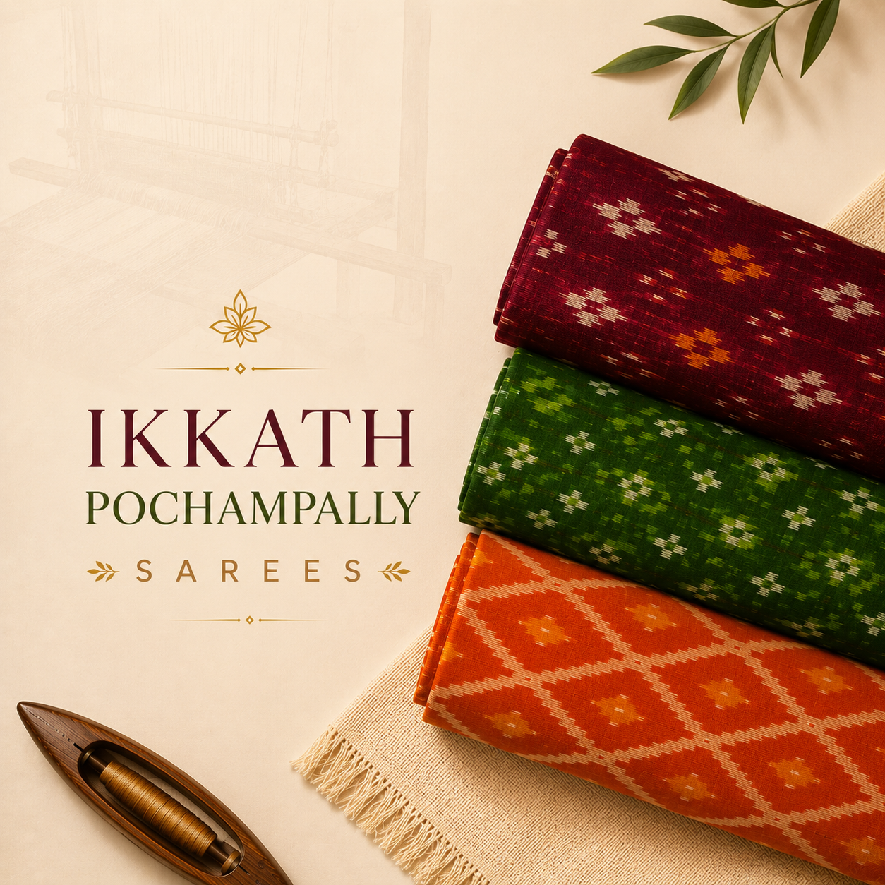 Ikkath Pochampally Sarees