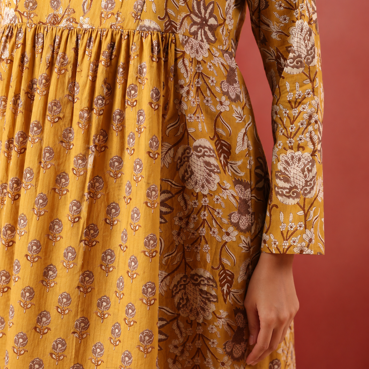 Mustard Full Sleeve - Maxi