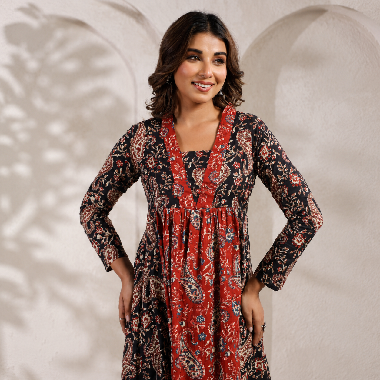 Red Full Sleeve - Maxi