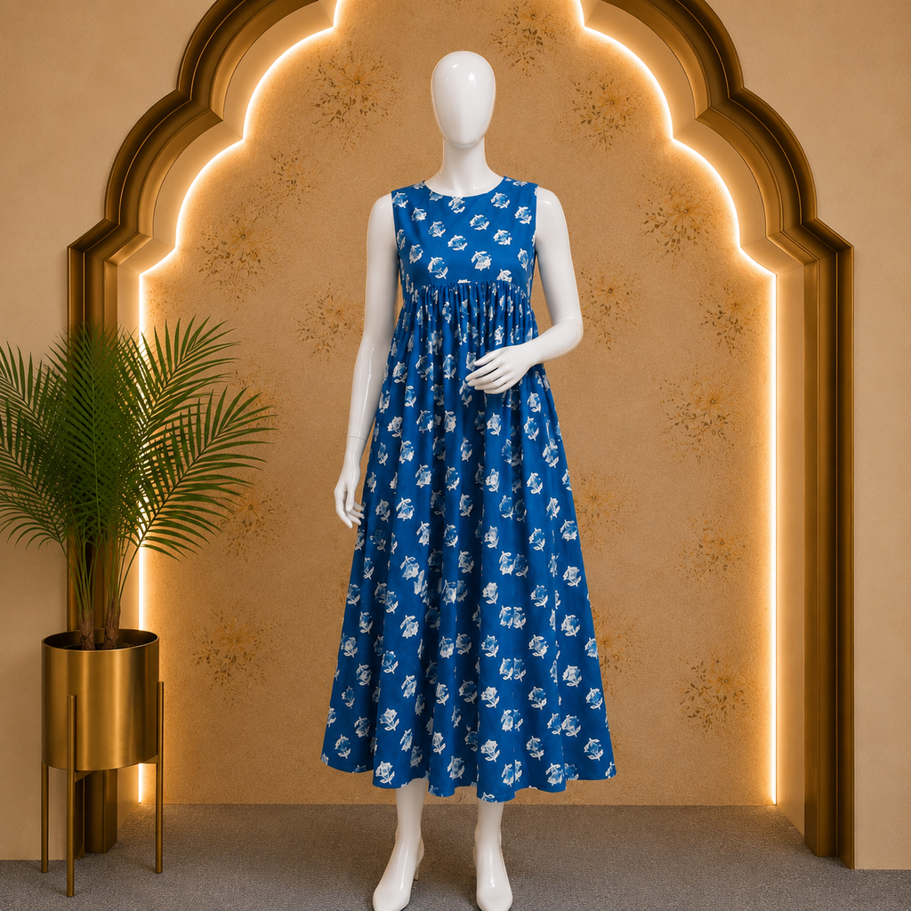 Blue Maxi Dress