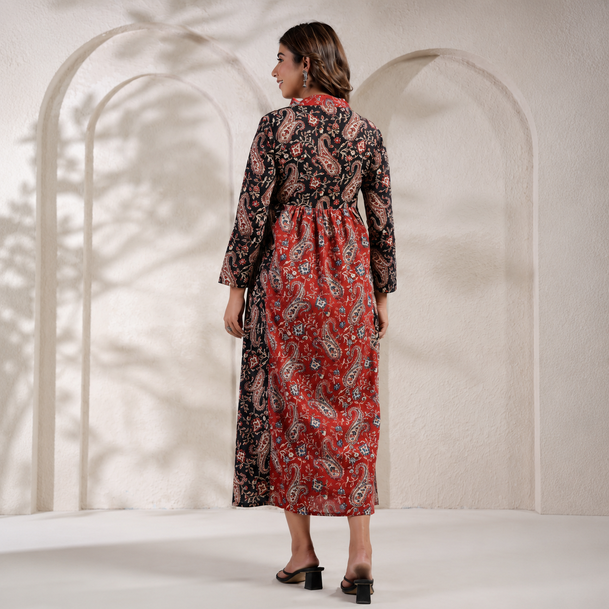 Red Full Sleeve - Maxi