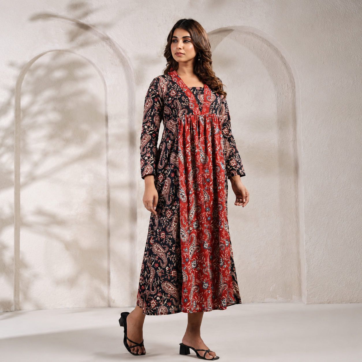Red Full Sleeve - Maxi