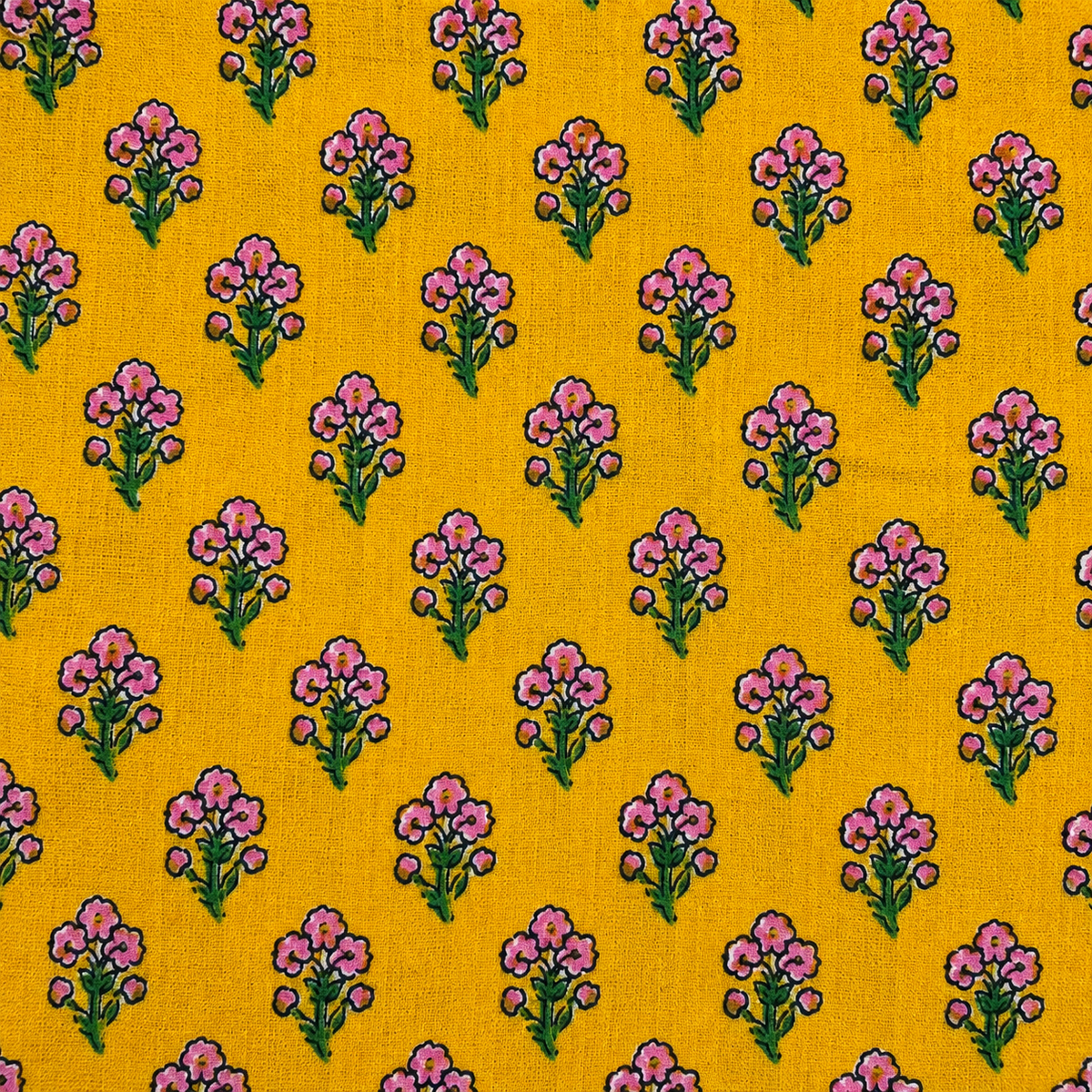 Yellow Floral Printed Dress