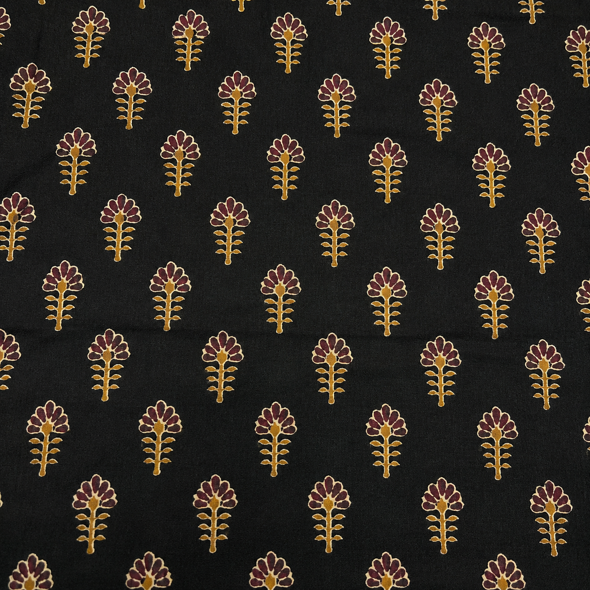 Black Floral Printed Dress