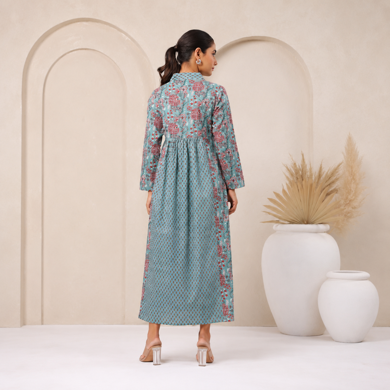 Pastel Blue Full Sleeve - Maxi