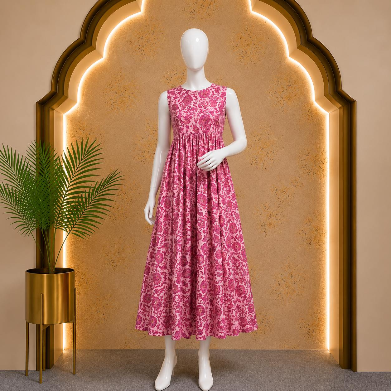 Pink Maxi Dress