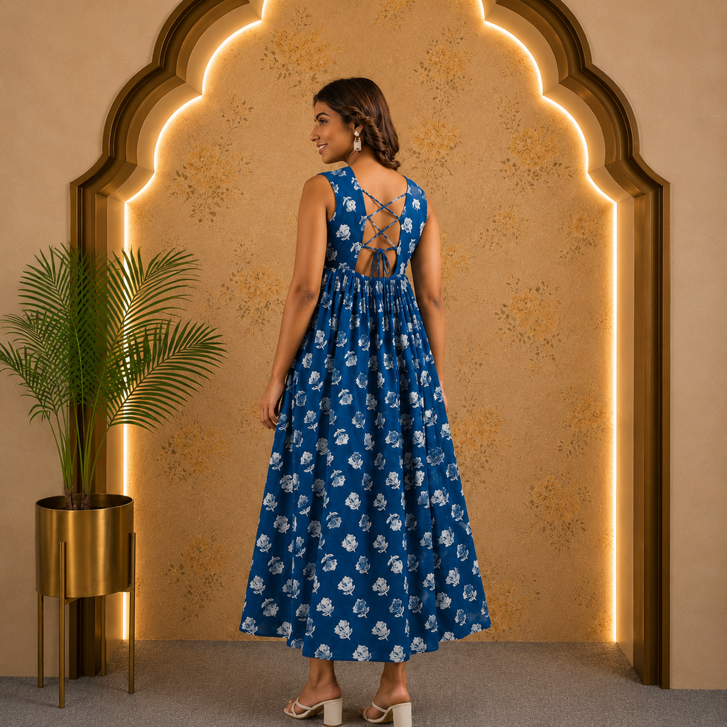 Blue Maxi Dress