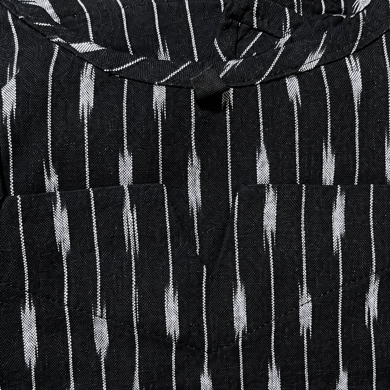 Black Ikkath Kurta & Palazzo Set