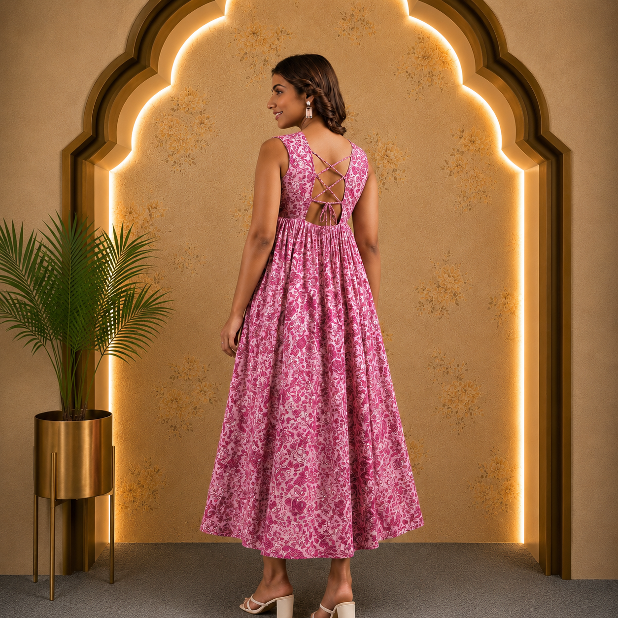 Pink Maxi Dress