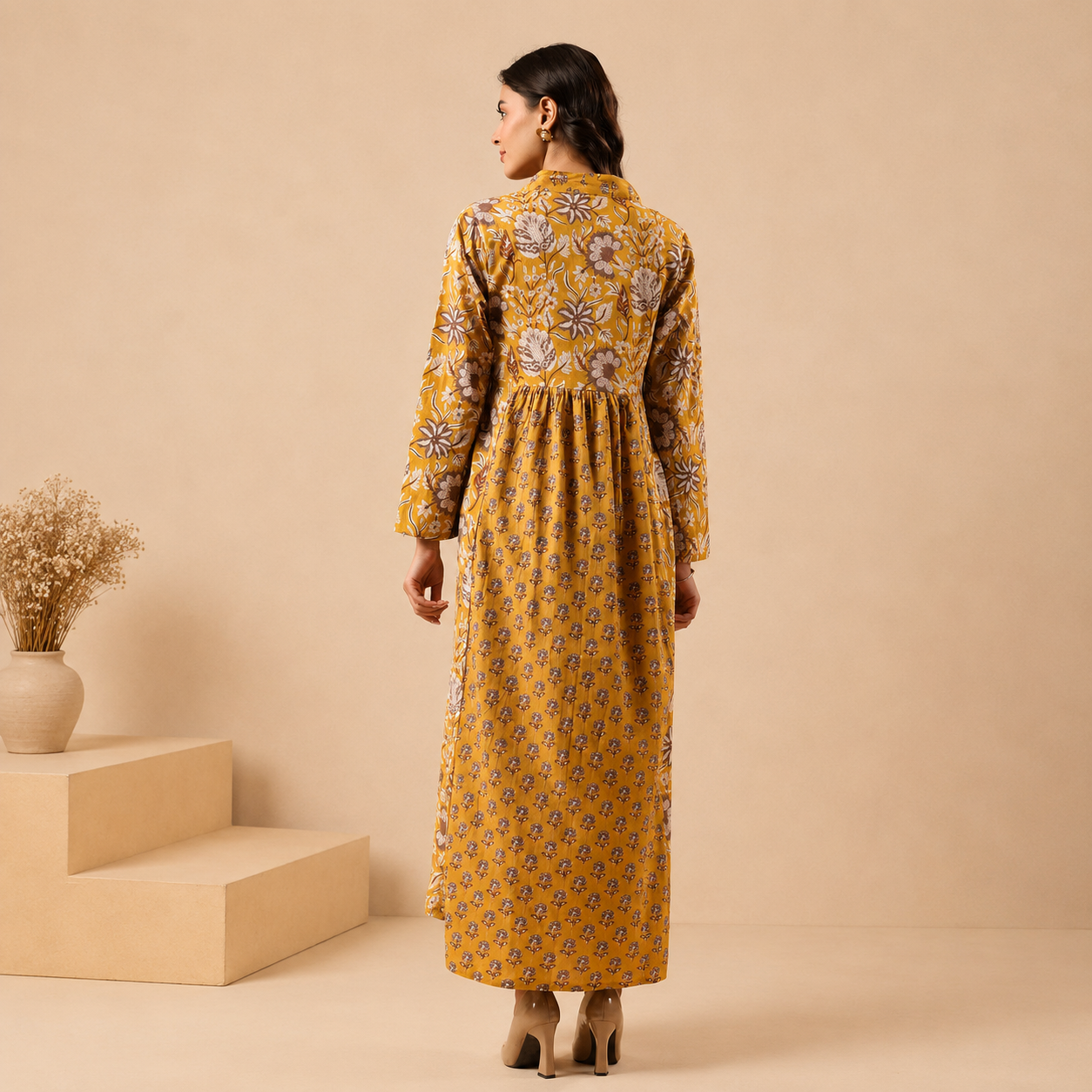 Mustard Full Sleeve - Maxi